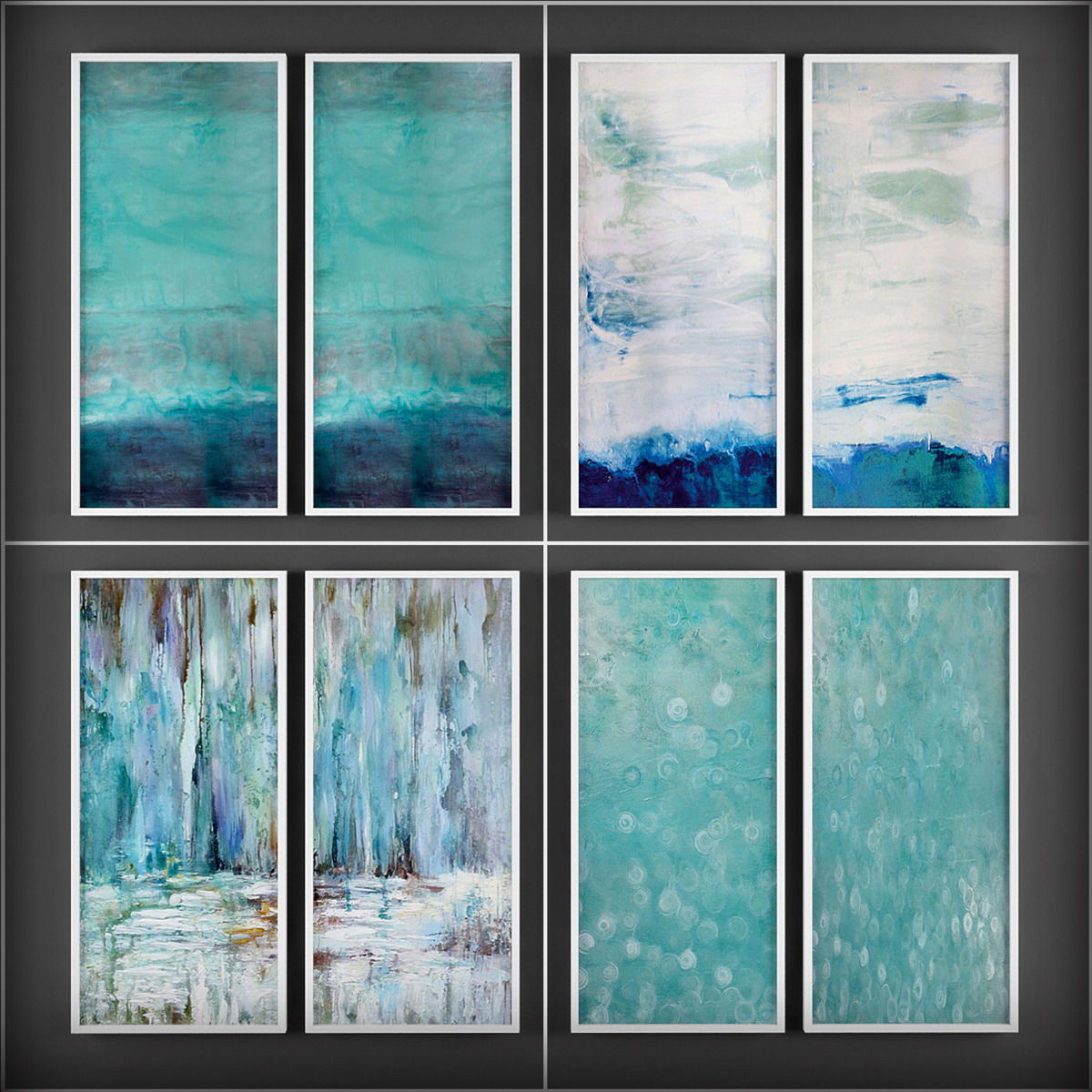 Picture Frames Low-poly 3D model_2