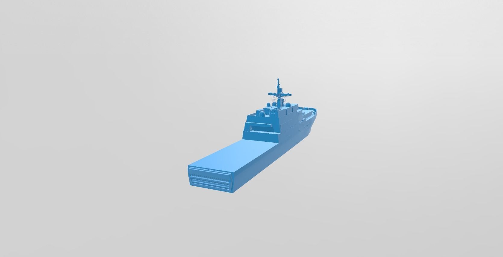 korea navy LST-2 sea war game 3D print model_1