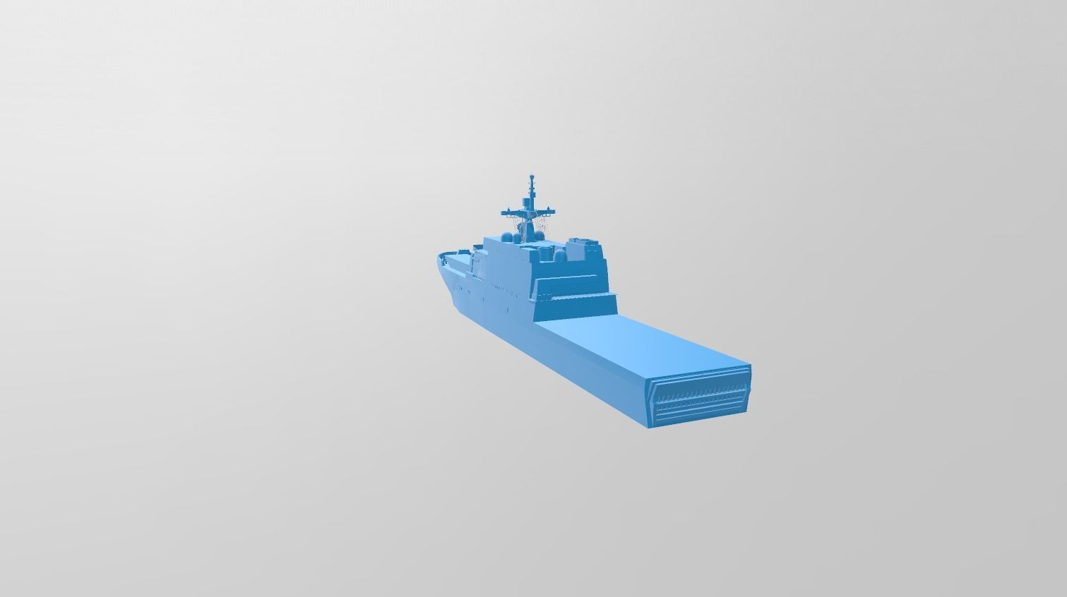 korea navy LST-2 sea war game 3D print model_4