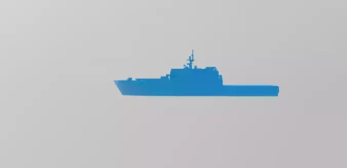 korea navy LST-2 sea war game 3D print model