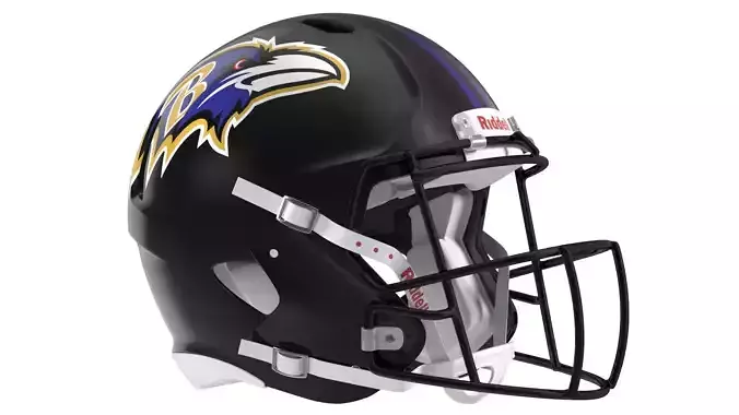 Baltimore Ravens American Football Helmet