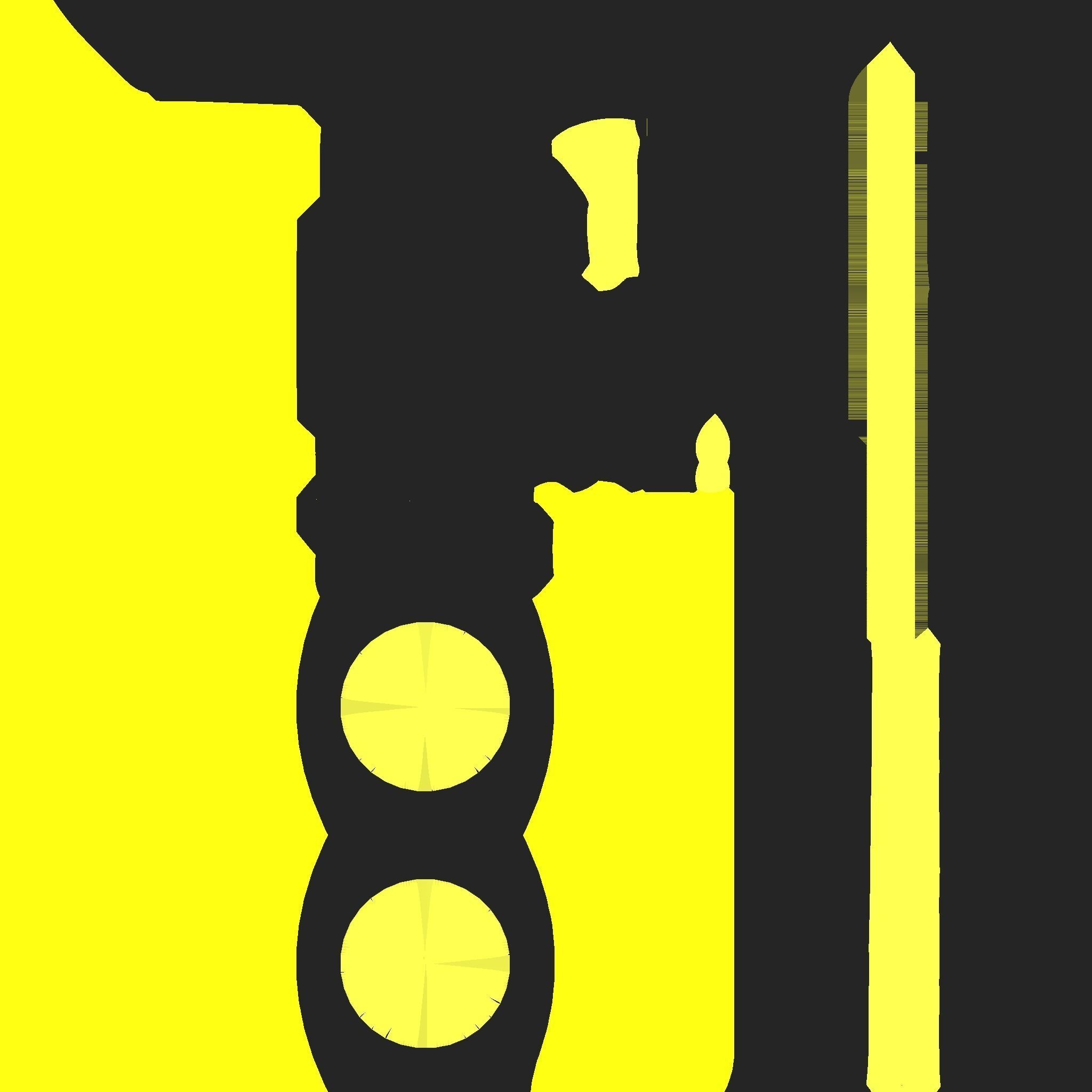 SciFi Sword A07 Yellow - Character Design Fashion Low-poly 3D model_24