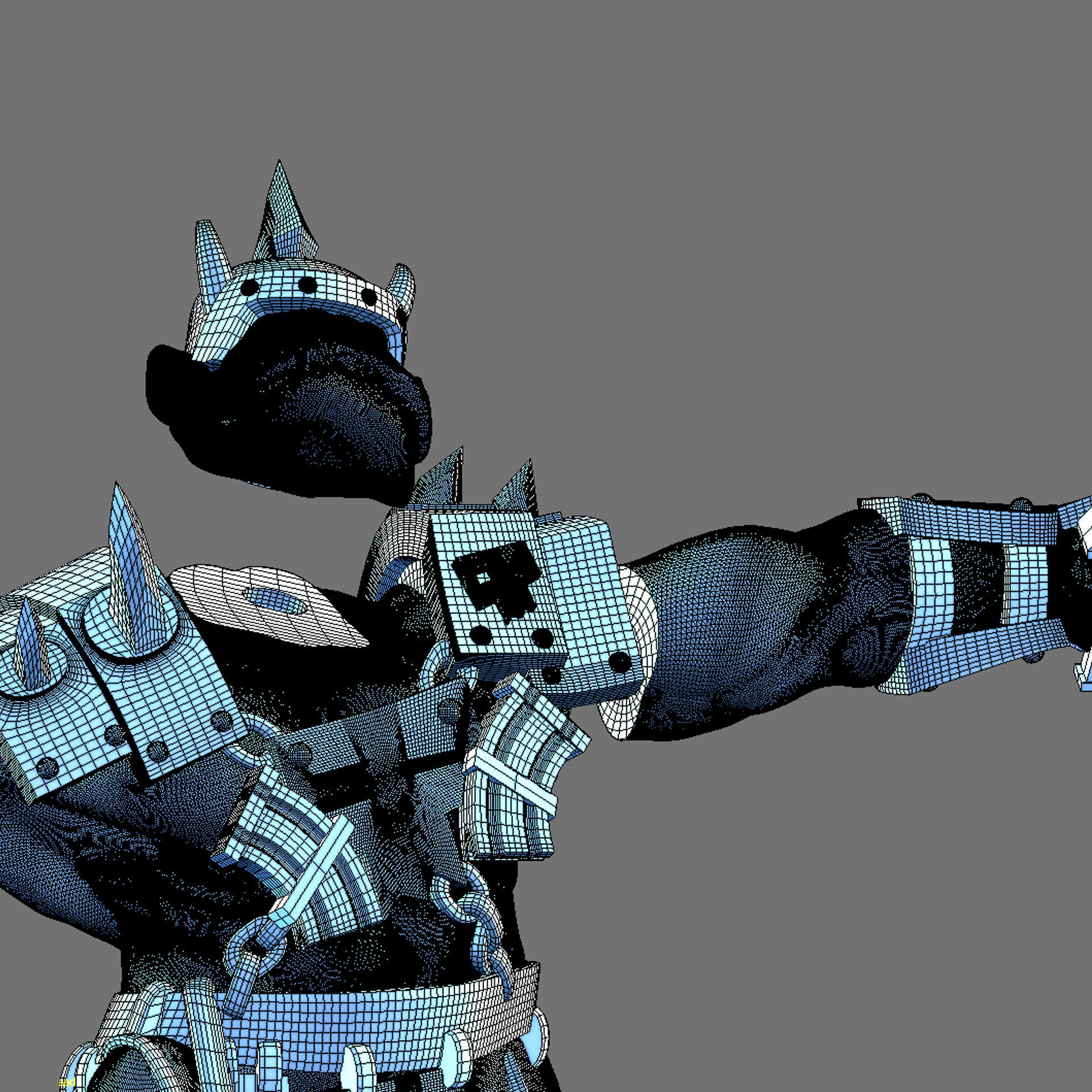 Orc soldier 3D print model 3D print model_17