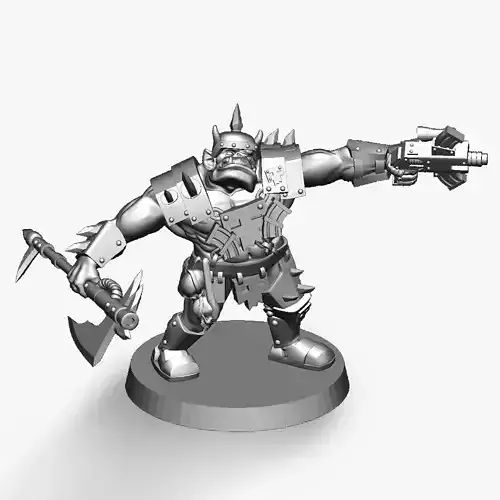 Orc soldier 3D print model