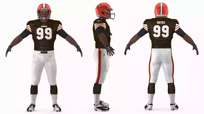 Cleveland Browns American Football Player Fur
