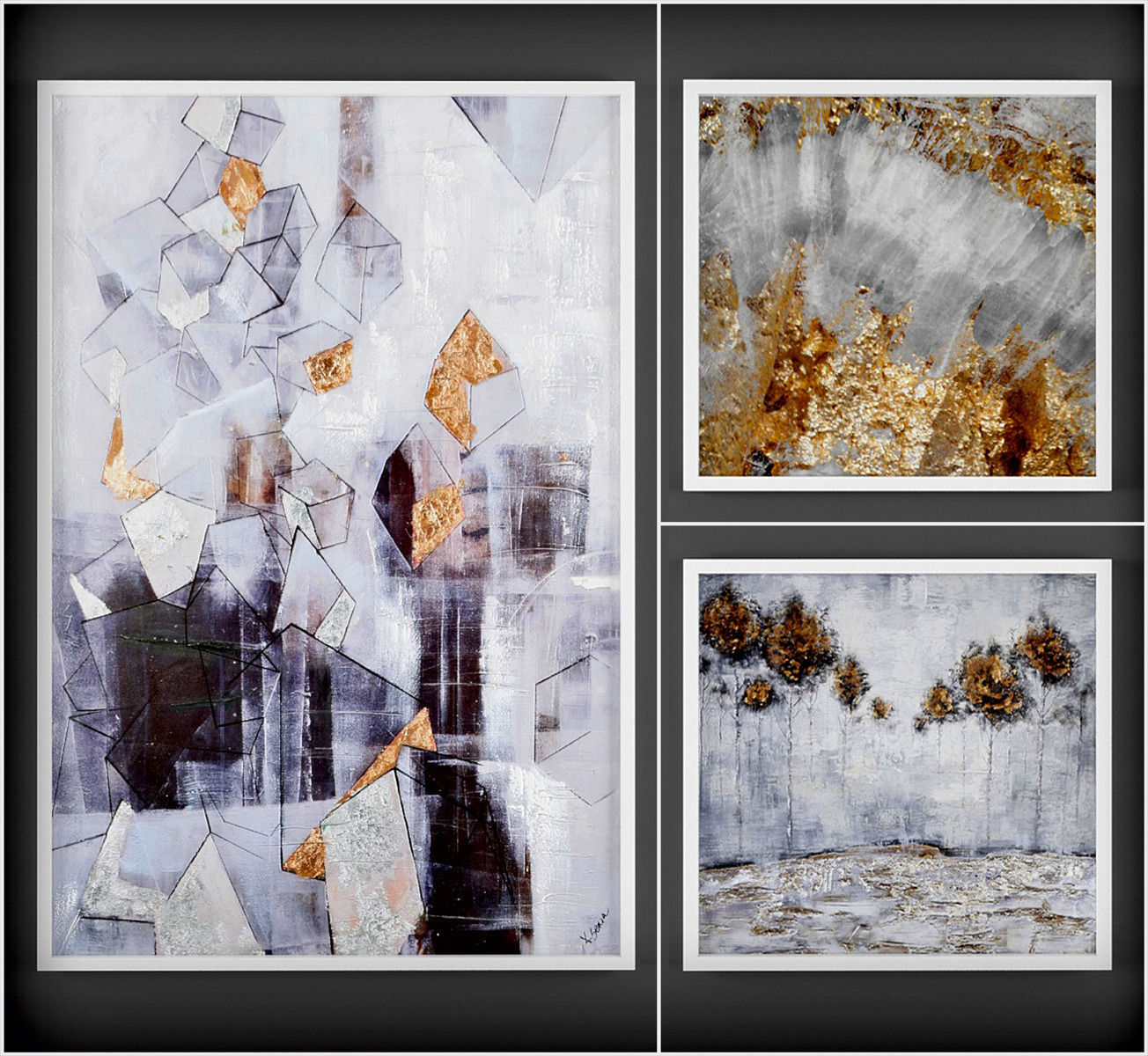 Picture Frames Low-poly 3D model_2