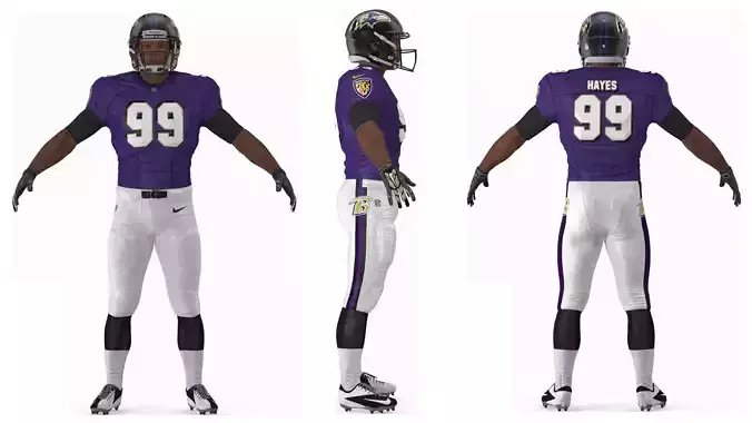 Baltimore Ravens American Football Player Fur