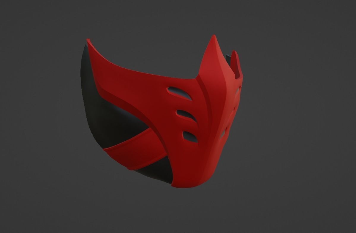 Skarlet mask - Heart Attack Assasin 3D print model_7