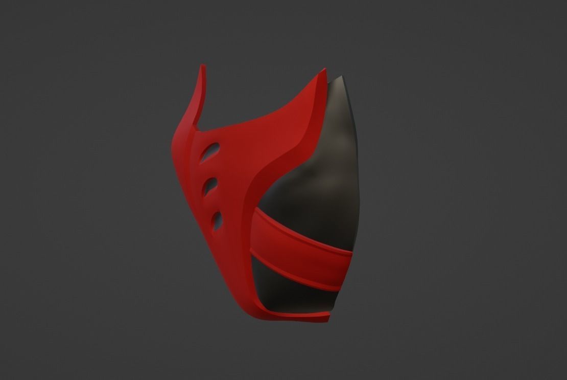Skarlet mask - Heart Attack Assasin 3D print model_9