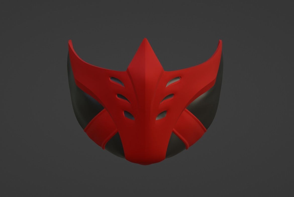 Skarlet mask - Heart Attack Assasin 3D print model_6