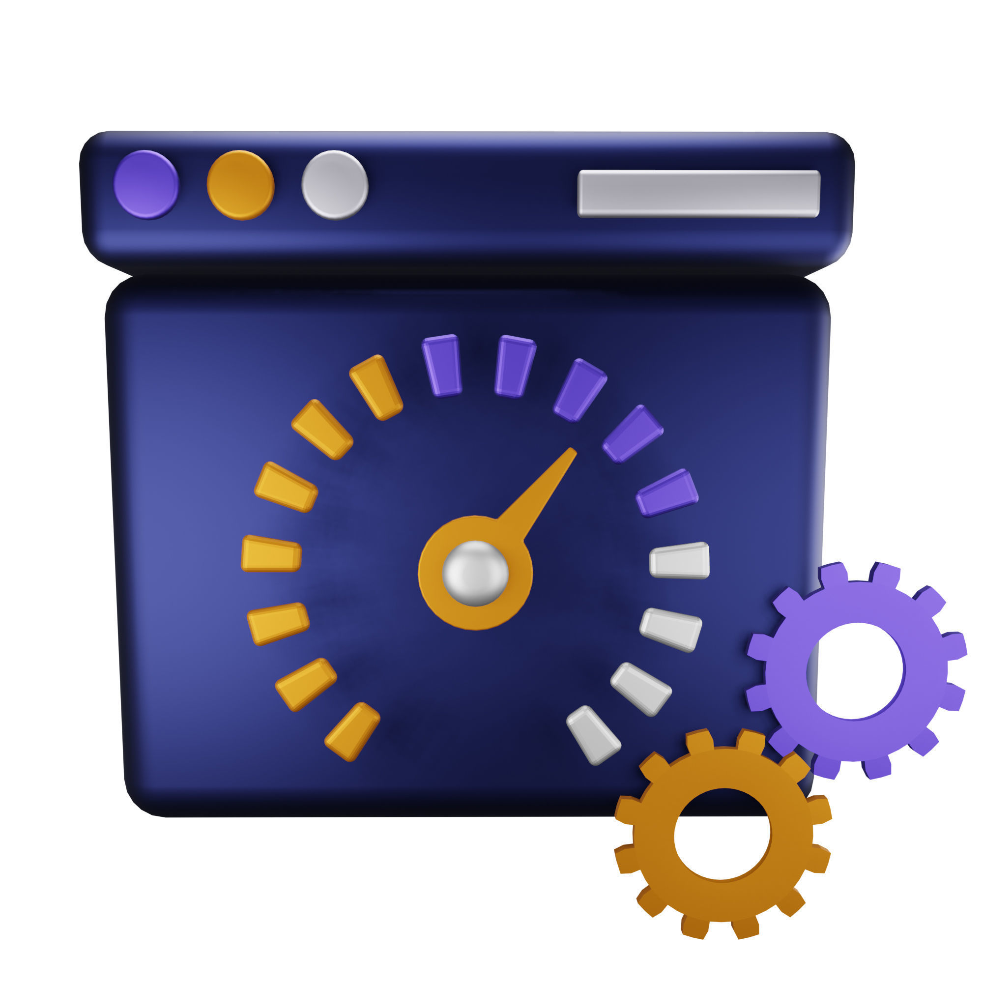 SEO Icon Pack 3D Model Low-poly 3D model_20