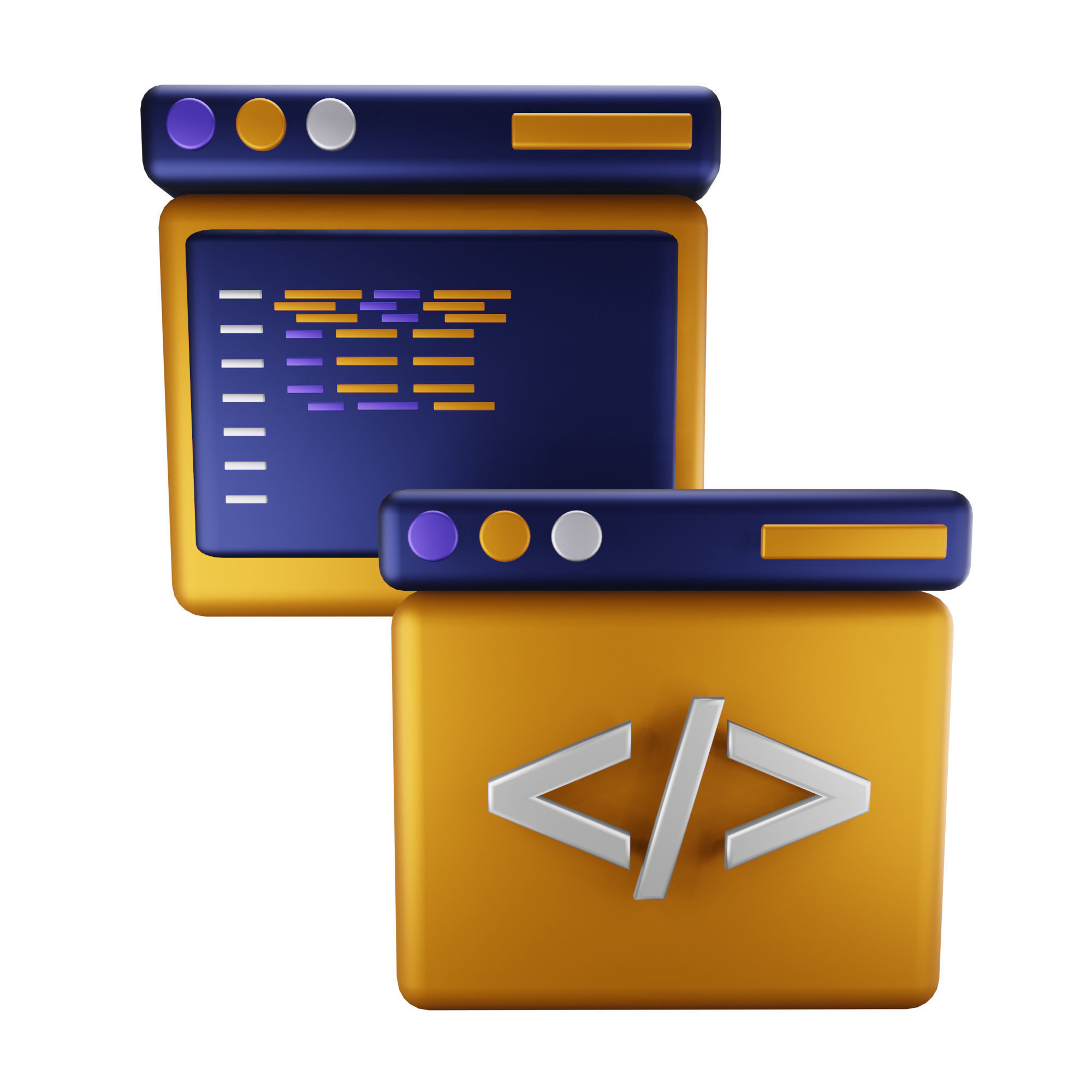 SEO Icon Pack 3D Model Low-poly 3D model_7