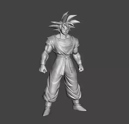 Goku 3D Model dragon ball character