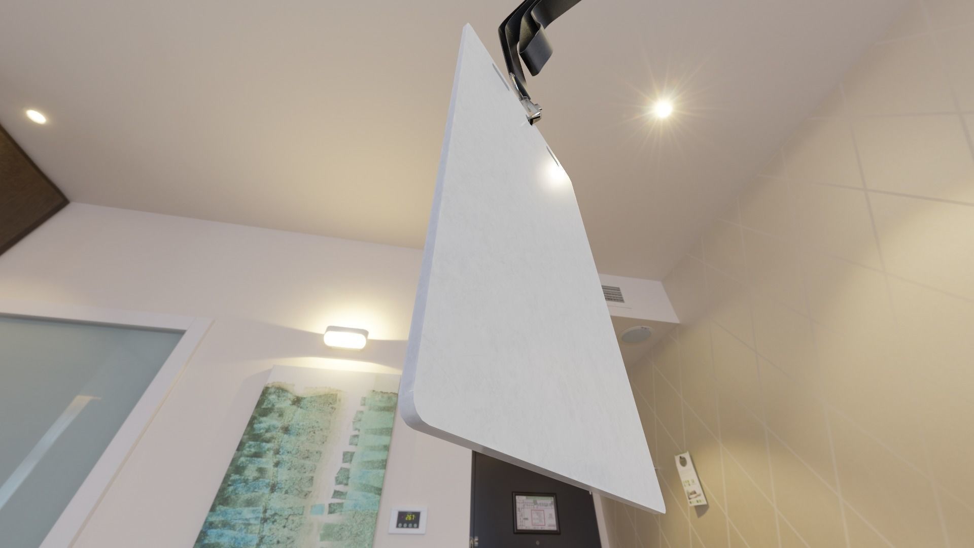 Access badge with 4k textures PBR Low-poly 3D model_9