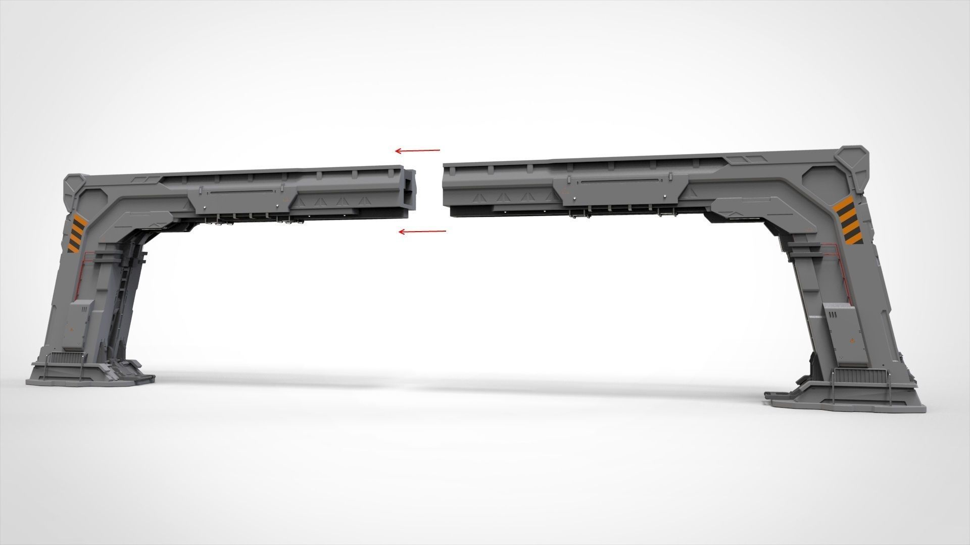 Sci Fi Modular Environment 10 3D model_6