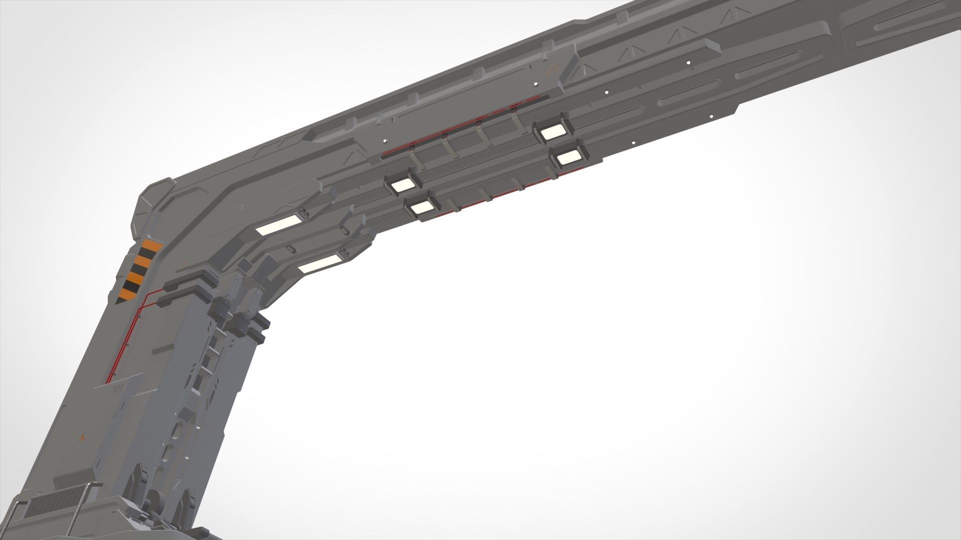 Sci Fi Modular Environment 10 3D model_5