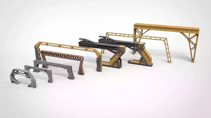 Sci Fi Modular Environment 10 3D model