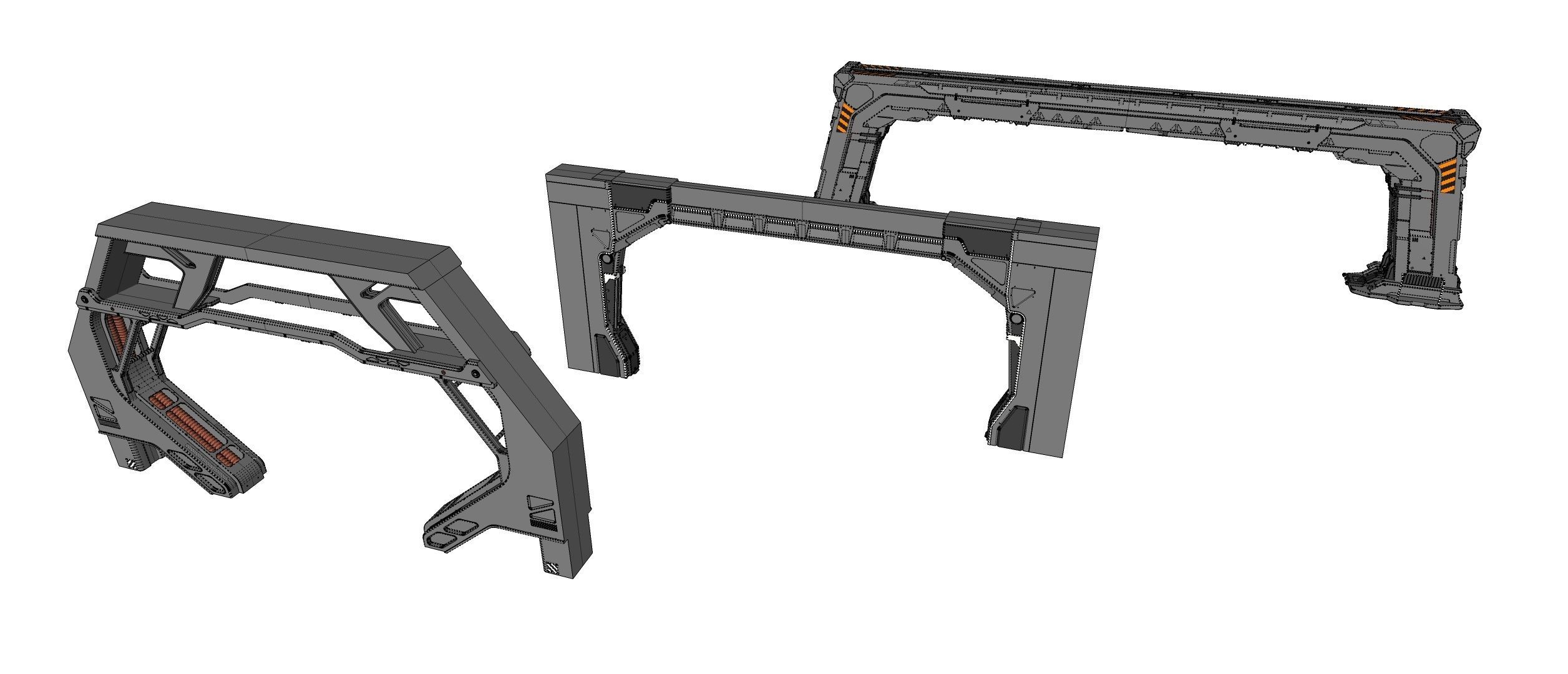 Sci Fi Modular Environment 10 3D model_35