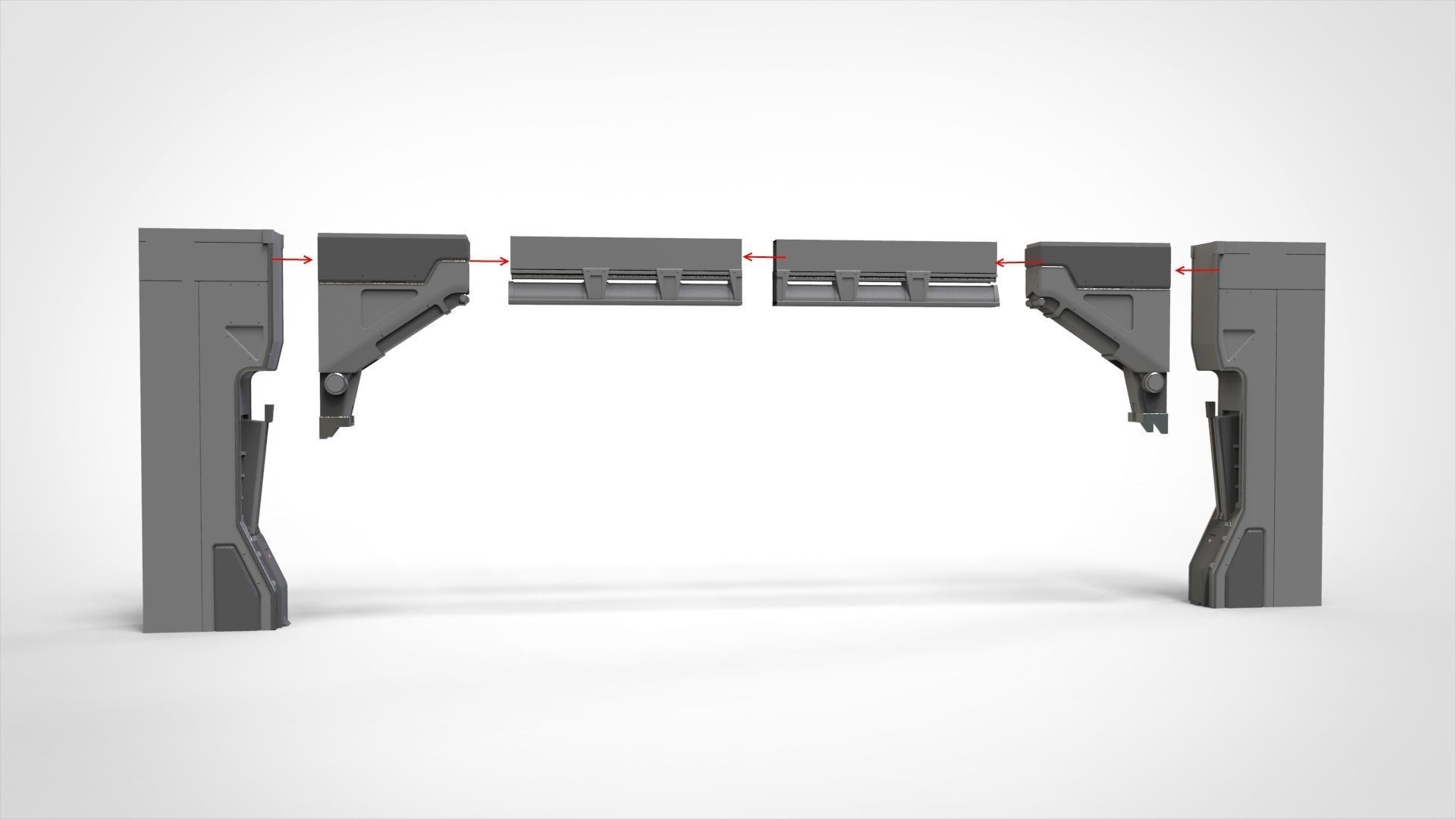 Sci Fi Modular Environment 10 3D model_27