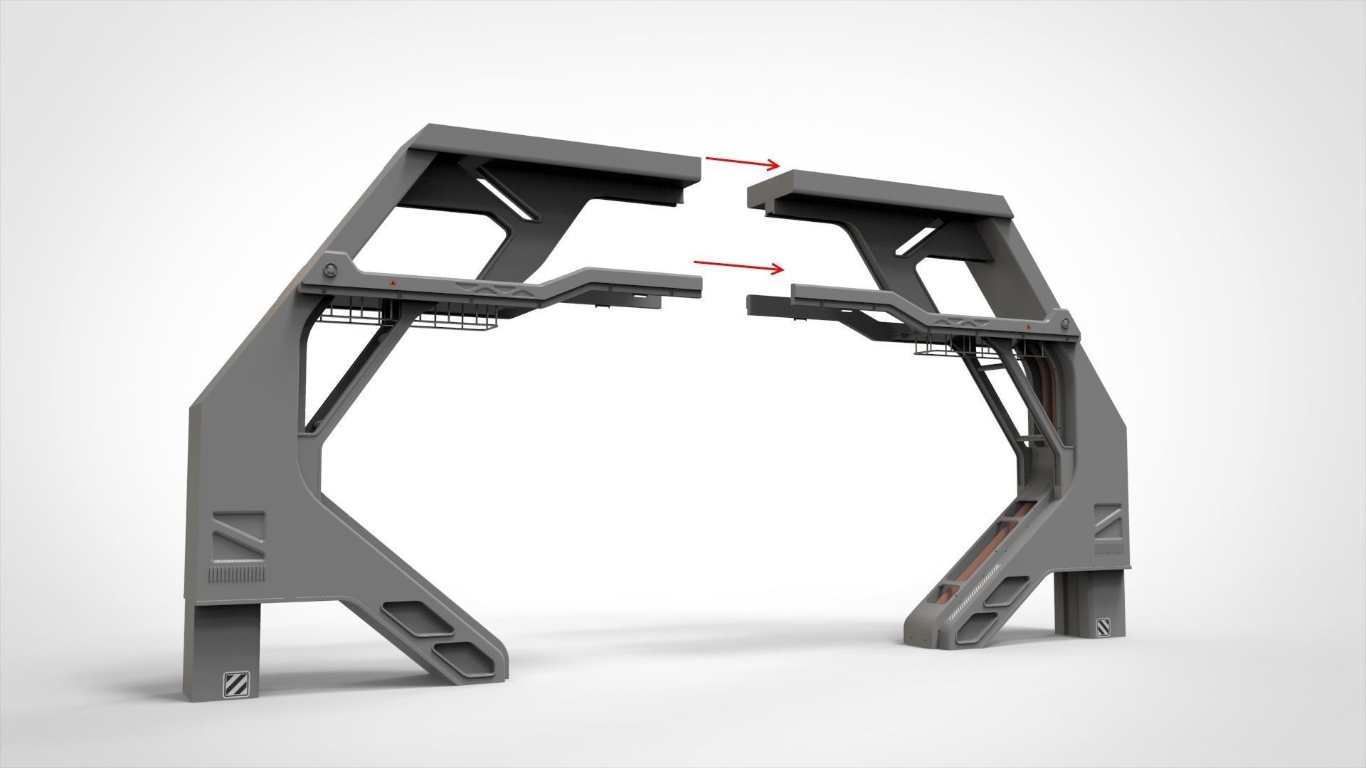 Sci Fi Modular Environment 10 3D model_31