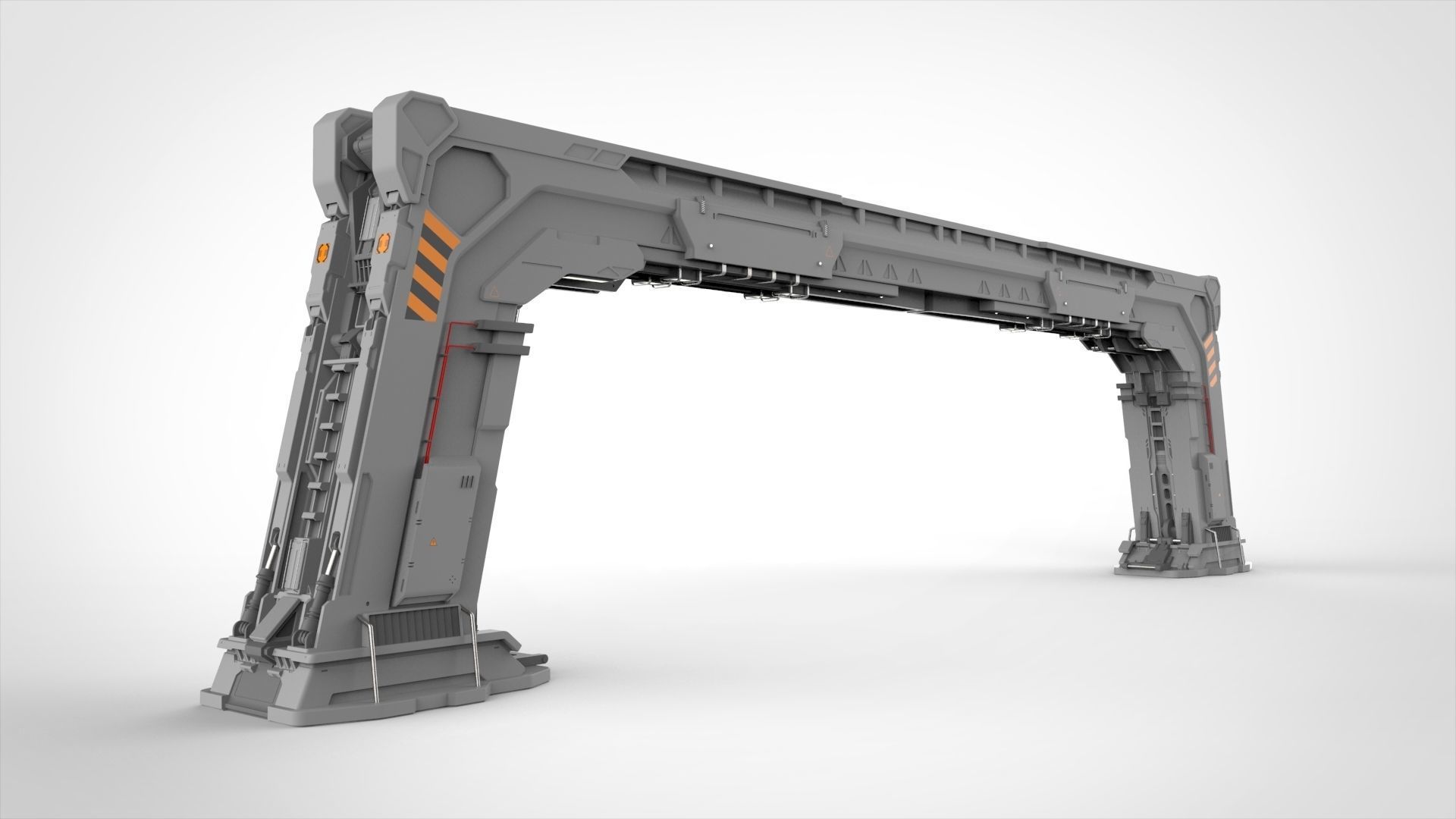 Sci Fi Modular Environment 10 3D model_2