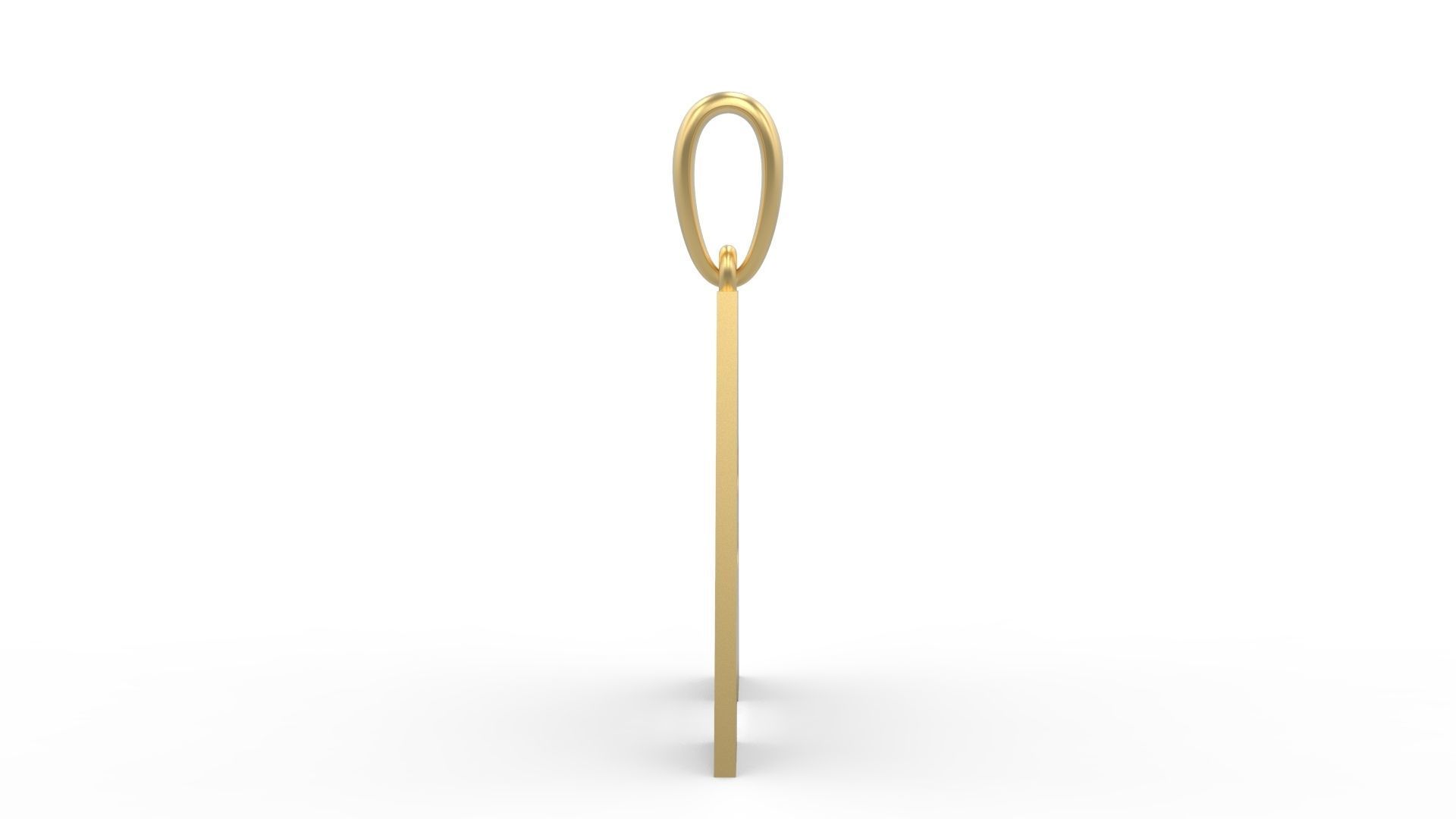 Initial Letters Pendant Lovebeat A 3D print model_2