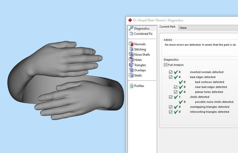 Hug ring hands ring STL  3D print model_7