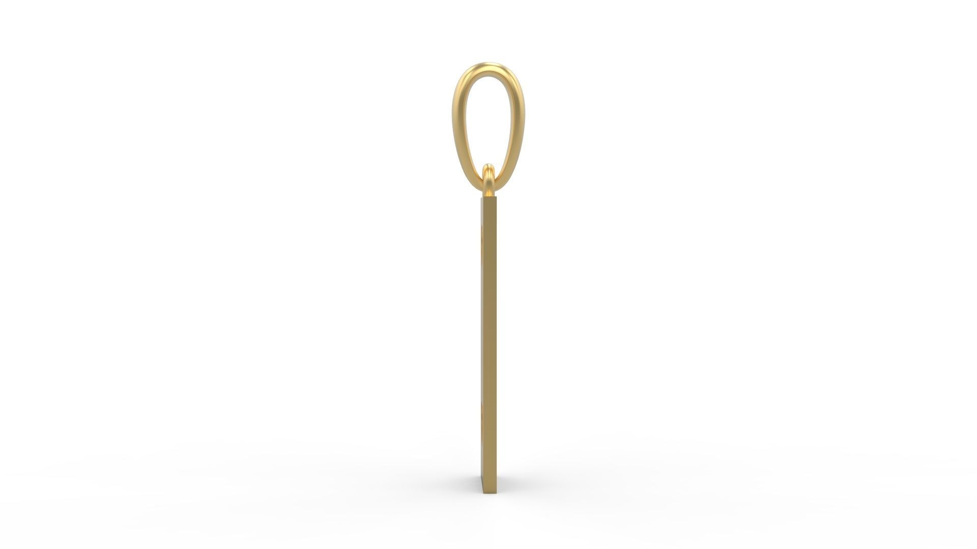 Initial Letters Pendant Lovebeat I 3D print model_2