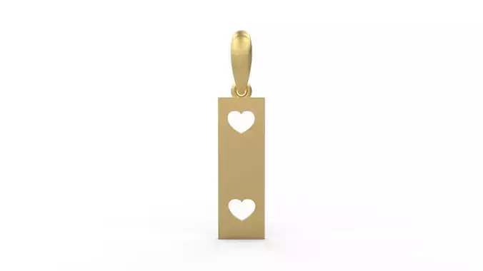 Initial Letters Pendant Lovebeat I