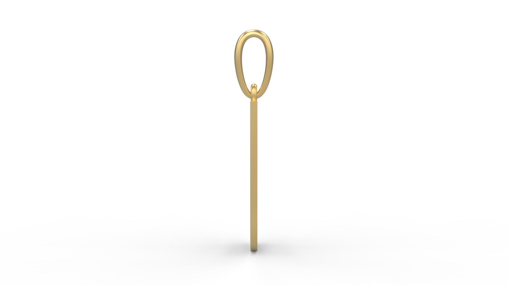 Initial Letters Pendant Lovebeat J 3D print model_2