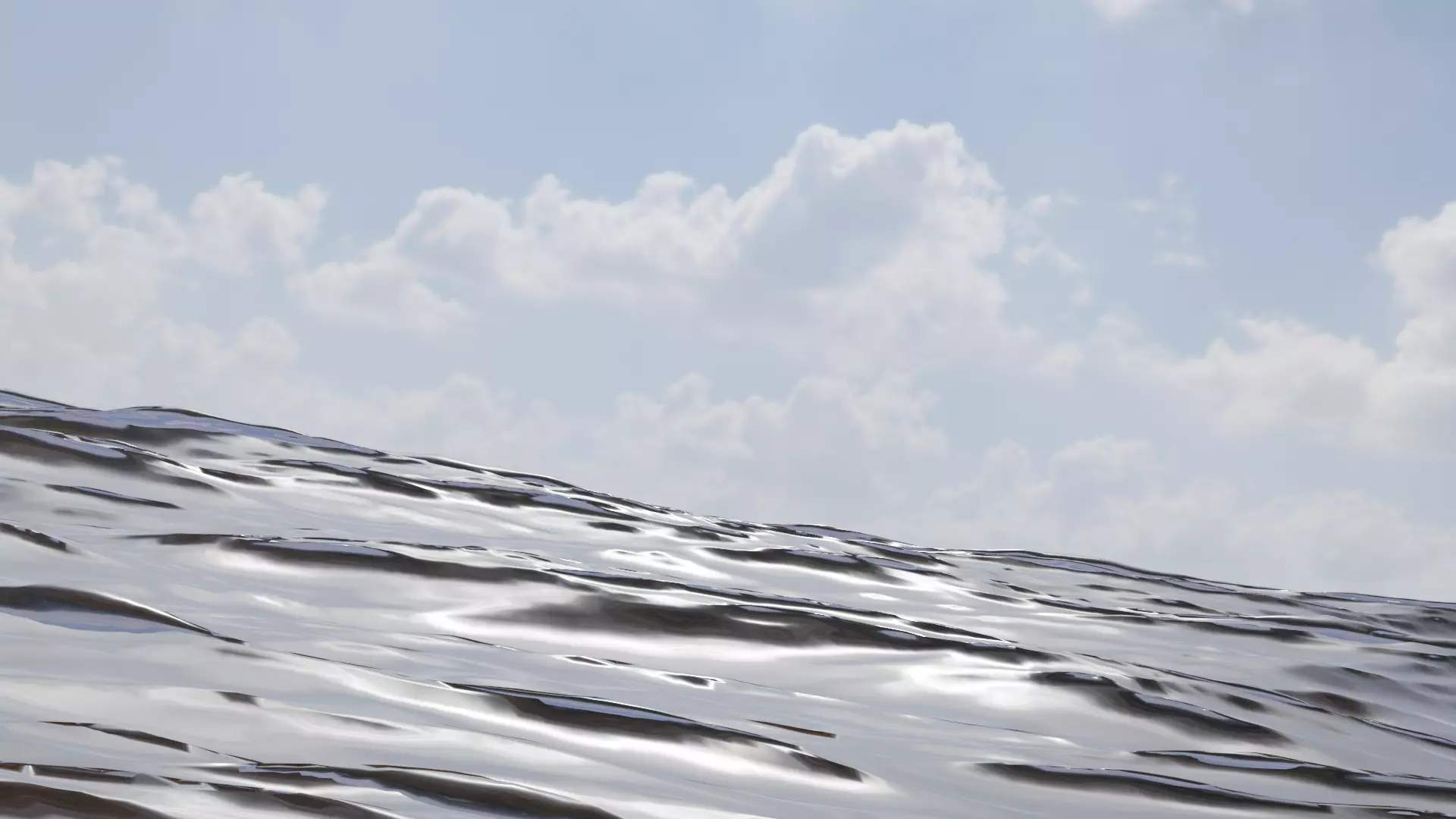 Huge ocean Free 3D model