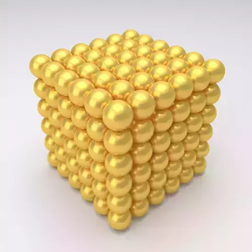 Neodymium Magnet Toy Gold