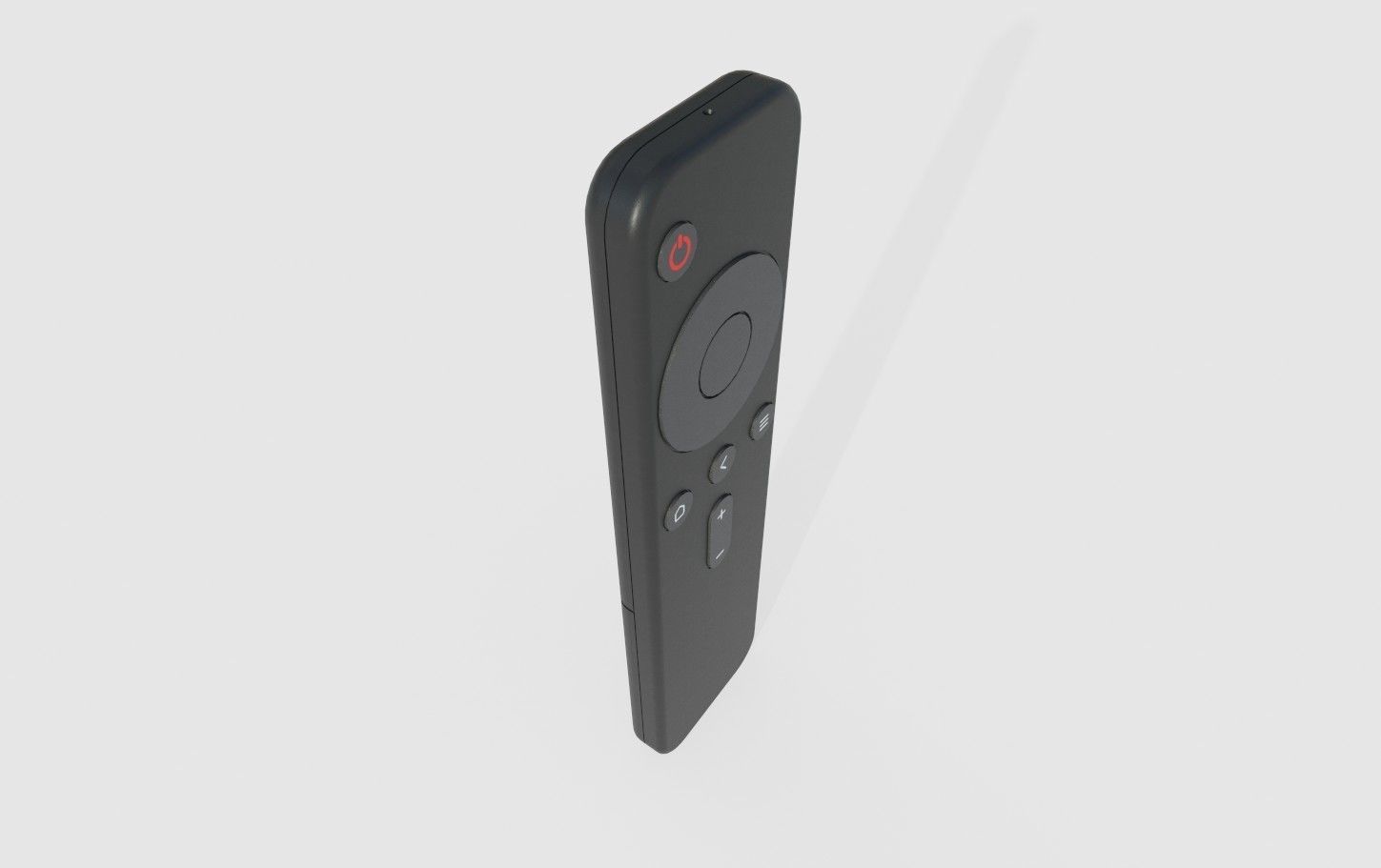 Tv Remote 02 Low-poly 3D model_16