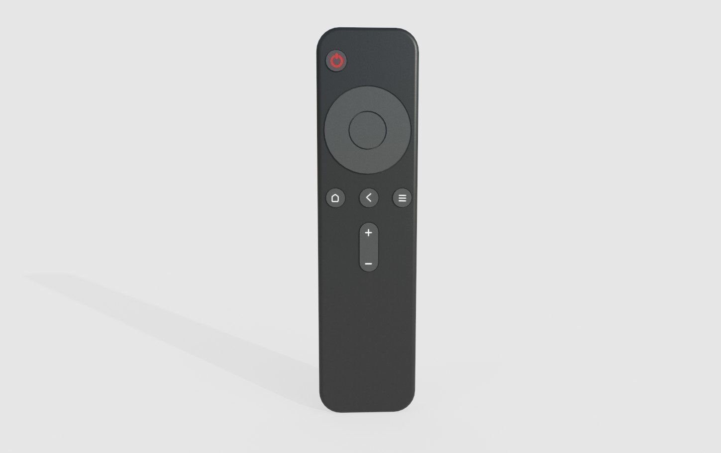 Tv Remote 02 Low-poly 3D model_1