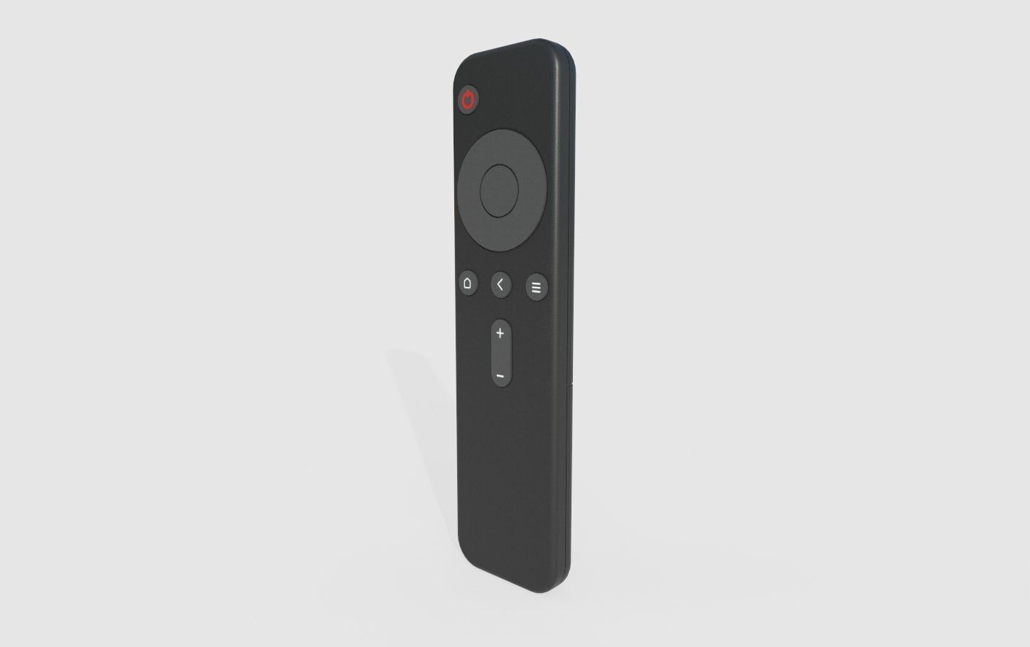 Tv Remote 02 Low-poly 3D model_2