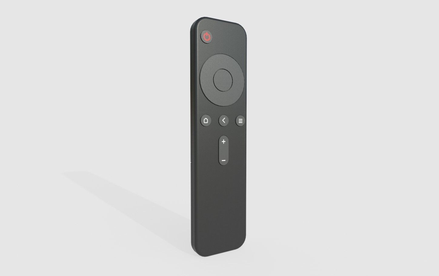 Tv Remote 02 Low-poly 3D model_13