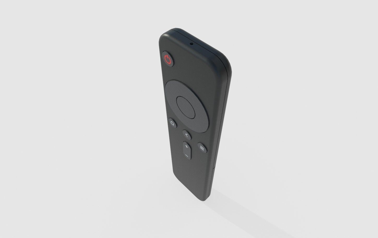Tv Remote 02 Low-poly 3D model_8
