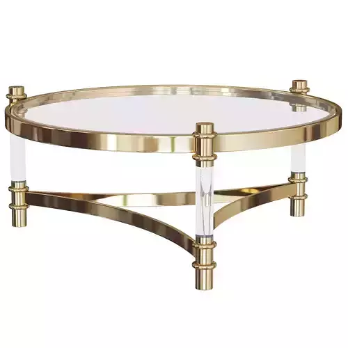 COFFEE TABLE TRENTO Low-poly 3D model