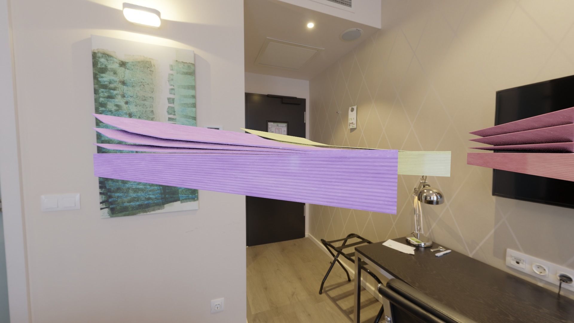 office Sticky Notes Low-poly 3D model_7