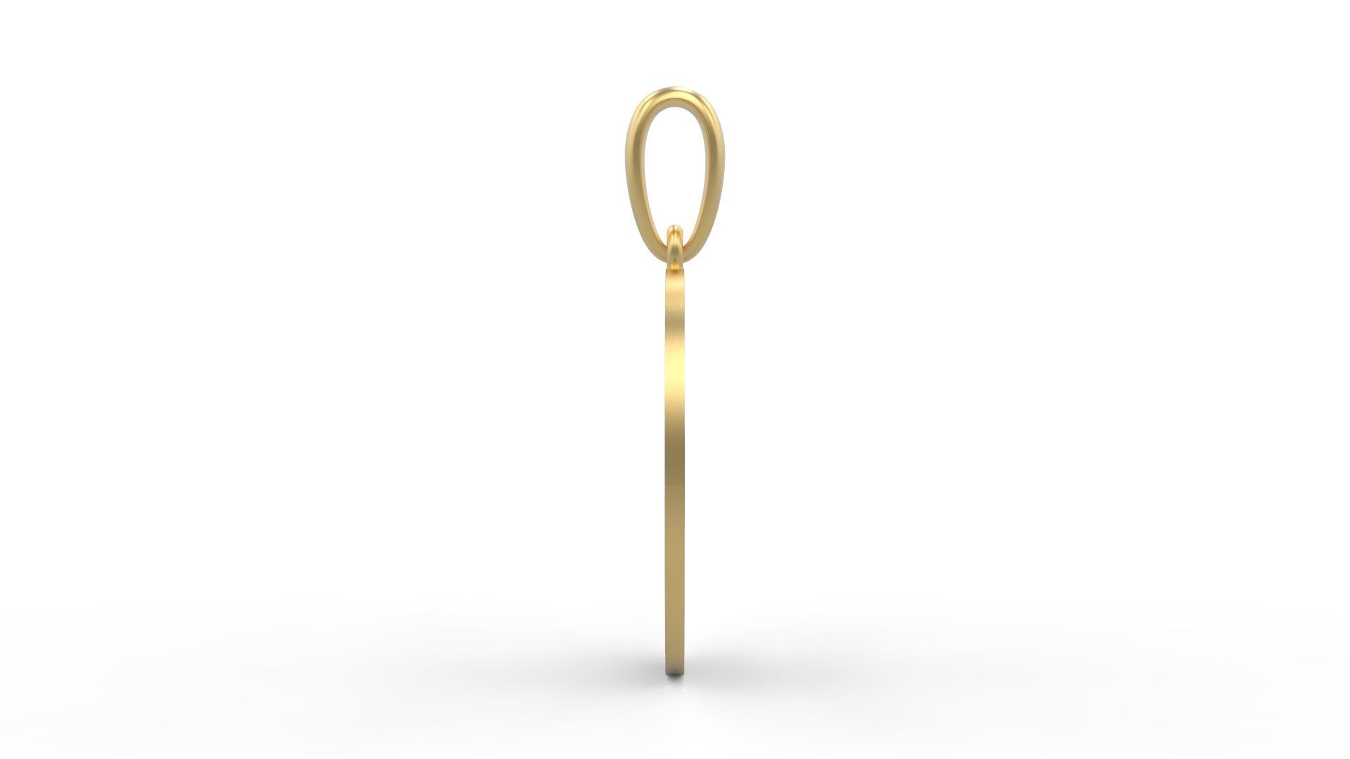 Initial Letters Pendant Lovebeat O 3D print model_2