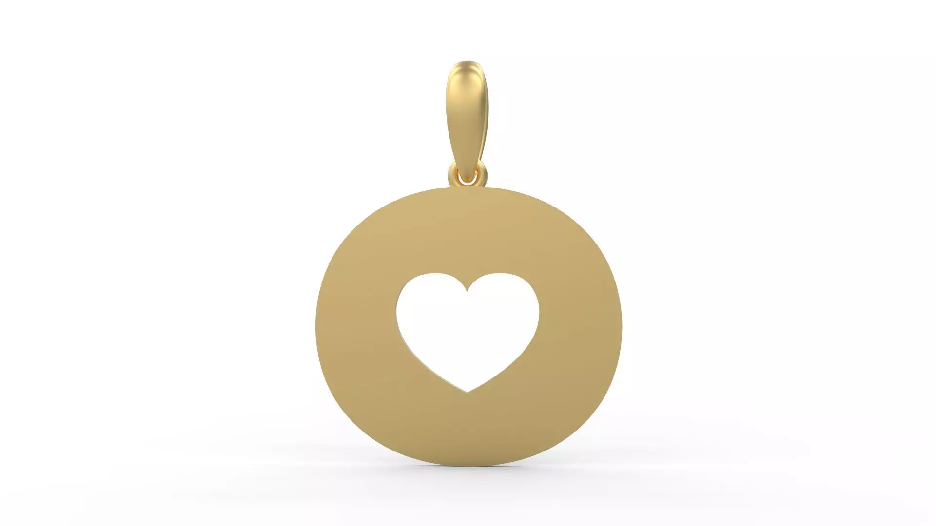 Initial Letters Pendant Lovebeat O 3D print model_0