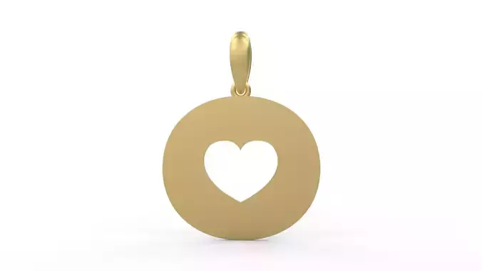 Initial Letters Pendant Lovebeat O