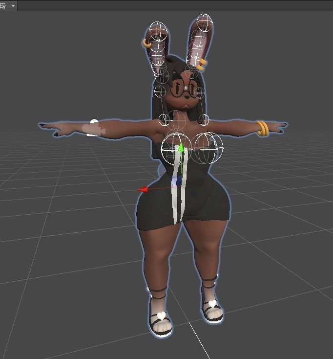 Tiffany Bunny Low-poly 3D model_7