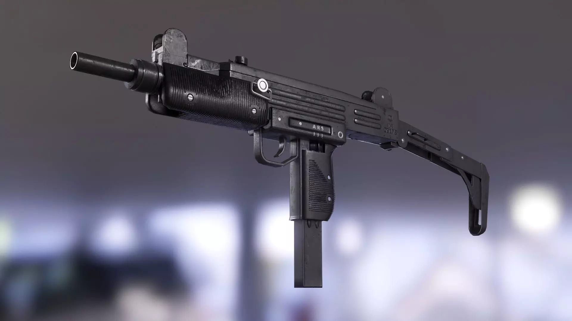 IMI Uzi Low-poly 3D model