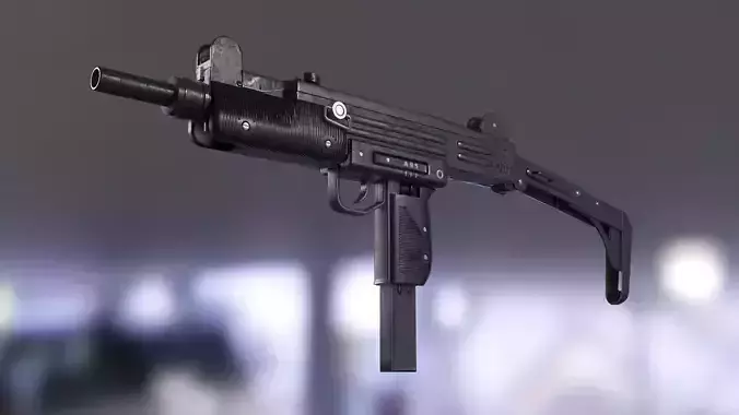 IMI Uzi Low-poly 3D model