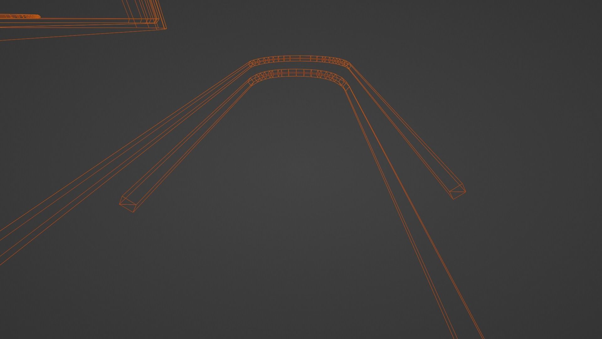 regular office and school paperclips with box Low-poly 3D model_5