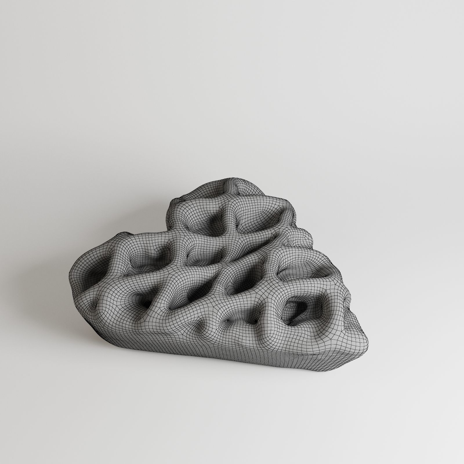 Strawberry dessert 3D model_2