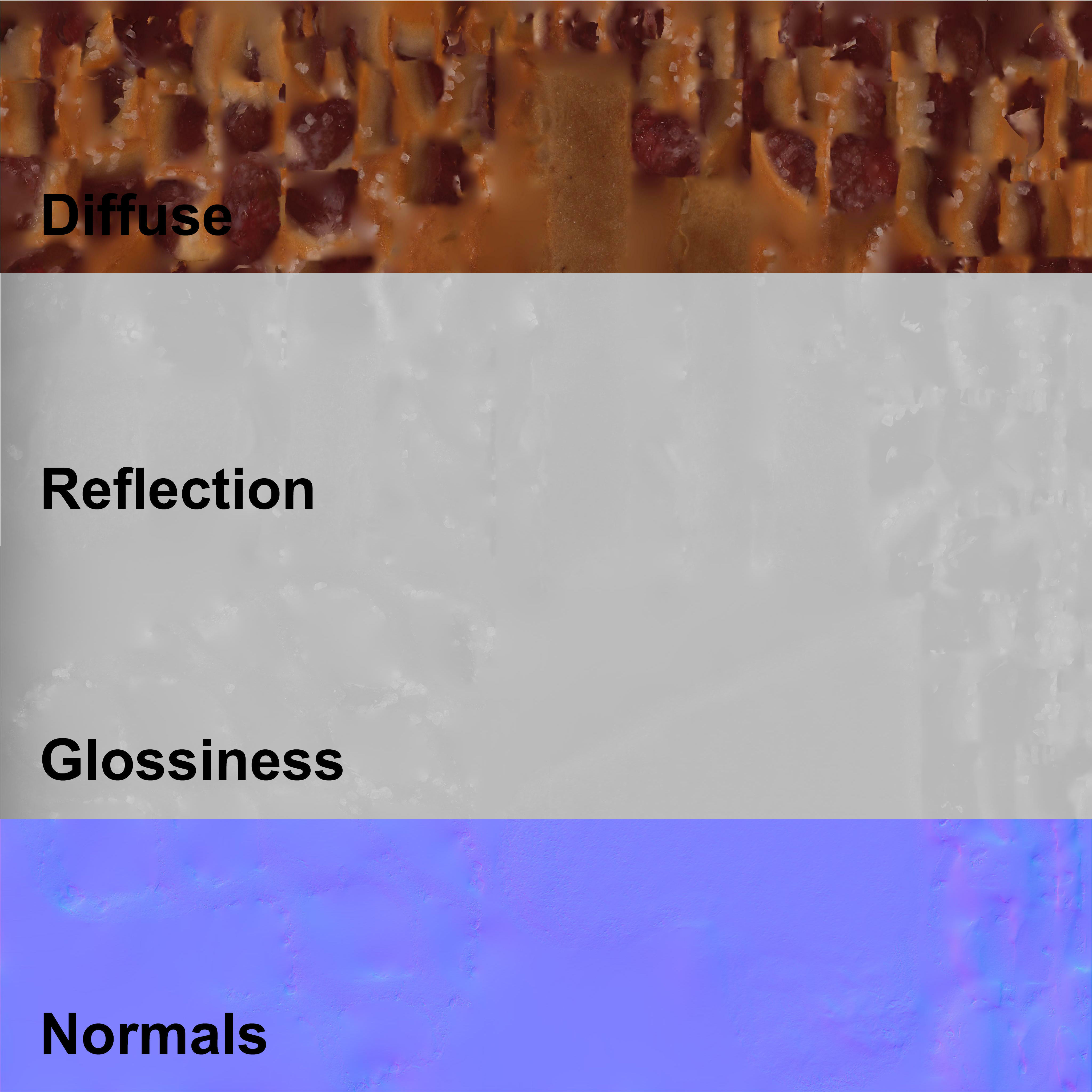 Strawberry dessert 3D model_3