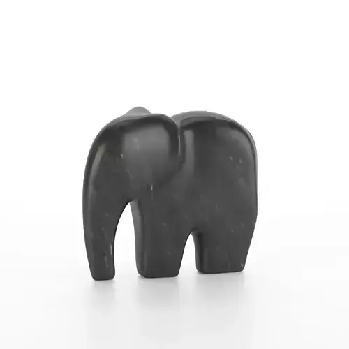 Elephant marble sculpture for decoration