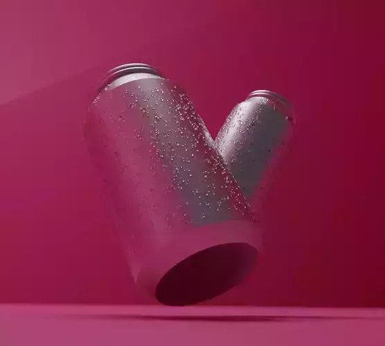 Beer can without label